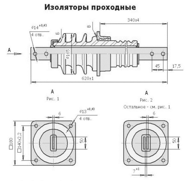 ИЗОЛЯТОРЫ СВЫШЕ 1000 В